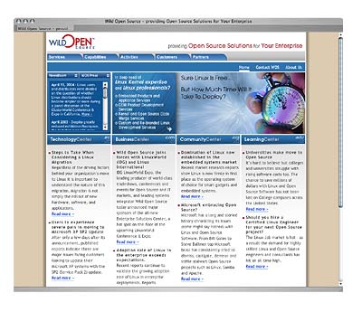 Wild Open Source Web Site